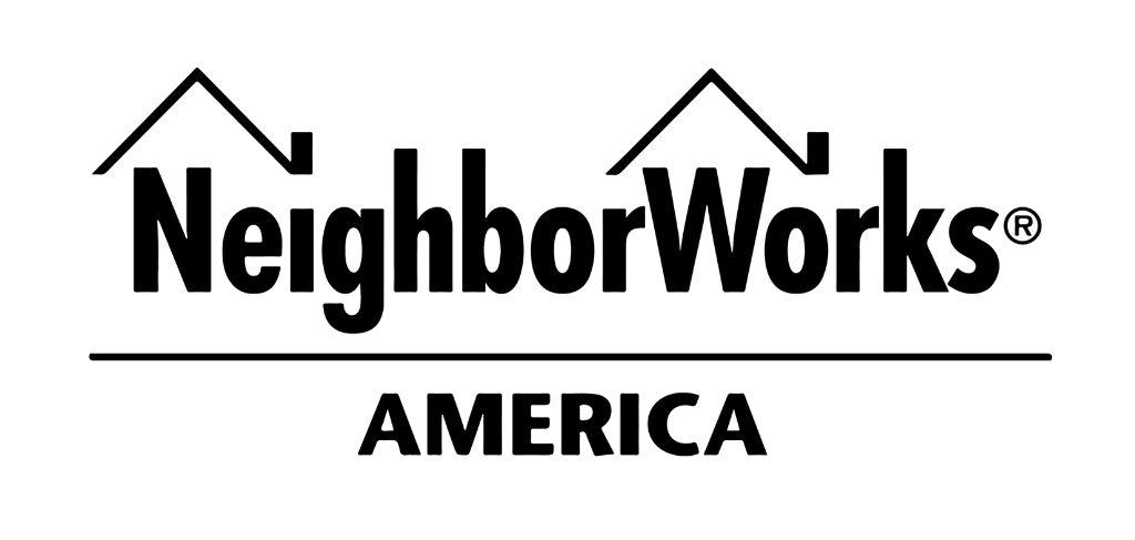 a black NeighborWorks America logo