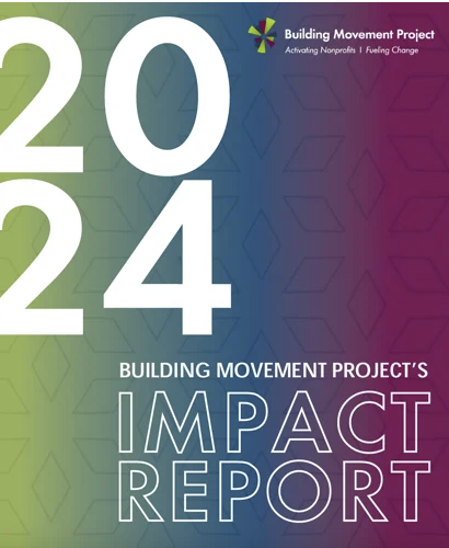 report title over a purple and green background